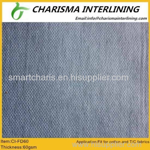 twill woven fusible interlinings FD60 popular products