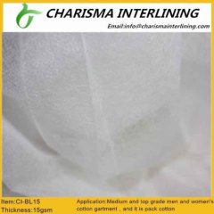 quality VIP nonwoven polypropylene interlining BL15