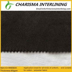 polyester PES non-woven bonding interlining W8060A