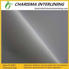 2015 hot selling widely use waterproof interfacing interlining non-woven interlining 2HE1