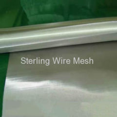 Silver Woven Wire Mesh Used as Battery Collector Mesh