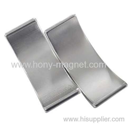 Permanent Magnet with Arc Shape/Nickel/Zinc and Epoxy Coating