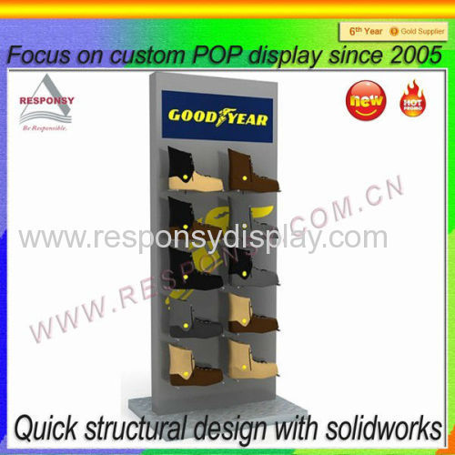 China boots shoes furniture for shoe store shoe display stand