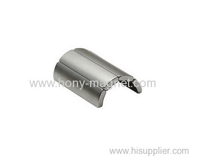 sintered ndfeb arc magnet with 45 degree