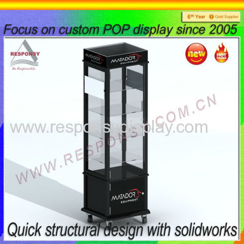 POP acrylic acrylic body jewelry display/ acrylic jewelry display case