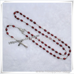 Wooden Rosary Bead Necklace/Wooden Beads Rosary Bracelet/Wooden Rosary Necklaces (IO-cr013)