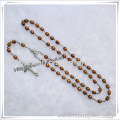 Wooden Rosary Bead Necklace/Wooden Beads Rosary Bracelet/Wooden Rosary Necklaces (IO-cr013)