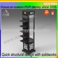 POP shopping mall floor sun-glass acrylic display/eyewear display showcase