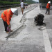 Concrete driveway crack repair
