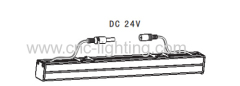 6W 12W 24W Touch Dimmable LED Linear light (surface mounting)