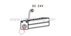 6W 12W 24W IP40 Touch Dimming LED Linear light