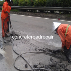 Treatment for concrete crack in national road by high strength concrete additives