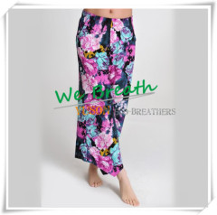 Apparel & Fashion Pants & Shorts YUSON Bamboo fiber Printed Wide Leg trousers Designed square leg openings