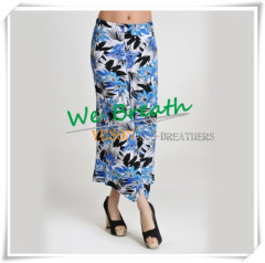 Apparel & Fashion Pants & Shorts YUSON Bamboo fiber Printed Wide Leg trousers Designed square leg openings