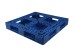 Grid Double Deck Plastic Pallet blue color