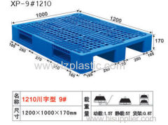 double face Steel reinforced plastic pallet