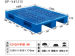 Steel reinforced plastic pallet