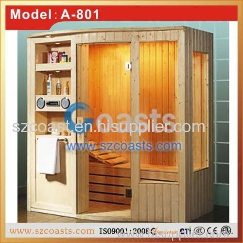 wooden Infrared Sauna Room carbin