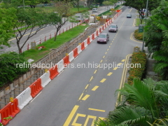 2 Meter Long Rotational Molding Plastic PE Traffic Barrier