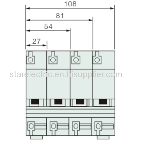 KXM1-125 miniature circuit breaker MCCB MCB 1P-2P-3P-4P 1A to 63A