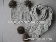 Scarf Hat & Glove Sets knit sets3 sets