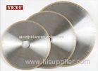 Super Thin Continuous Rim Diamond Saw Blades For Slab Edge Cutting Of Marble , Limestone