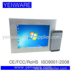 8inch industrial fanless tablet pc with N2600/2GB/32GB SSD RS232*3/USB*4/LAN*2