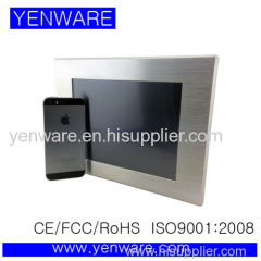 8inch industrial fanless tablet pc with N2600/2GB/32GB SSD RS232*3/USB*4/LAN*2