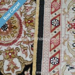 2.5x4 black New Luxury turkish silk handmade carpet rugs