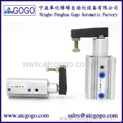 smc type pneumatic cylinder Rotary clamp air cylinders through-hole clockwise counterclockwise with arm