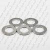 2 &quot; x 3/8 &quot; x 1/8 &quot; big ring nickel coated neodymium magnetic industrial magnet