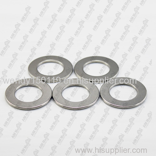 2 " x 3/8 " x 1/8 " big ring nickel coated neodymium magnetic industrial magnet