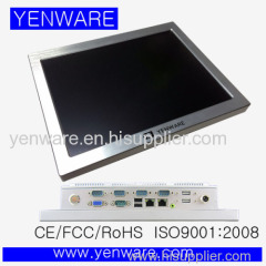 12inch industrial tablet pc with intel D525/2GB memory/32GB SSD/RS232*5/USB*4/LAN*2/VGA