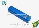 External Rechargeable Battery Blue Square Li-ion Power Bank 1500 mAh