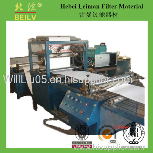 Filter paper Pleating machine for air filter paper