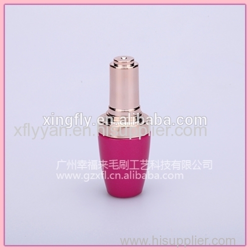 14ml hotsale nail polish bottle uv gel nail polish bottle empty glass nail oil bottle with golden circle cap and brus