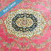 4x6ft red custom handmade Turkish design silk handmade rug