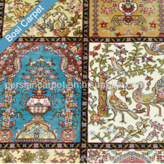 Arabia Popular Carpet 5.5x8ft Handmade 100% Silk Turkish Style Popular Carpet Home Decor Carpet