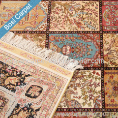 Arabia Popular Carpet 5.5x8ft Handmade 100% Silk Turkish Style Popular Carpet Home Decor Carpet
