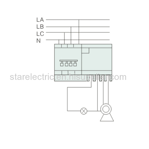 KXM1LE-63 residual current operation miniature circuit breaker MCCB MCB 1P-2P-3P-4P 1A to 63A