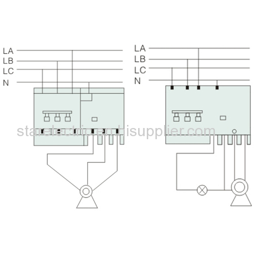 KXM1LE-63 residual current operation miniature circuit breaker MCCB MCB 1P-2P-3P-4P 1A to 63A