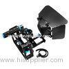 Black And Blue Top Handle DSLR Camera Cage 15MM Rod System , Matte Box Rig