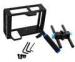 Pro Non-Slip Top Handle Dslr Camera Cage Fits Bmcc Shoulder Rig 15mm Rods