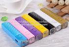 2000mah Diamond Design Portable Slim Power Bank with High Light LED Torch