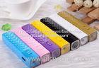 2000mah Diamond Design Portable Slim Power Bank with High Light LED Torch