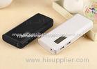 Black / White 10000mAh 13000mAh Emergency Mobile Battery Backup Charger