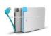Credit Card Size Portable Mobile Power Bank Built in Cable 2500mah for MP3 / MP4 / PC / Ipad