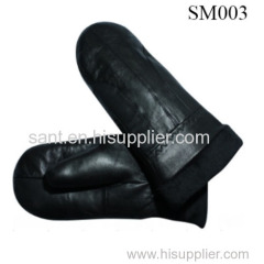 Ladies leather mittens high quality at cheap price lady leather mitten