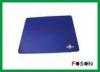 Blue Durable Comfortable Non Slip Rubber Mouse Mat , PC Mouse Pads