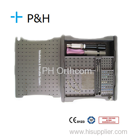 Orthopaedic Instrument OEM Sterile Box for Maxillofacial Sugery Mini Titanium Plate and Screw Box